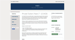Desktop Screenshot of mtutors.com.au
