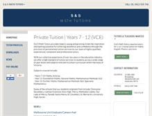 Tablet Screenshot of mtutors.com.au